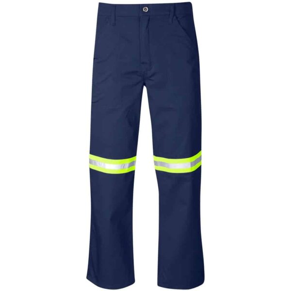 Site Premium Polycotton Pants – Reflective Legs – Yellow Tape — Site Premium Polycotton Pants – Reflective Legs – Yellow Tape