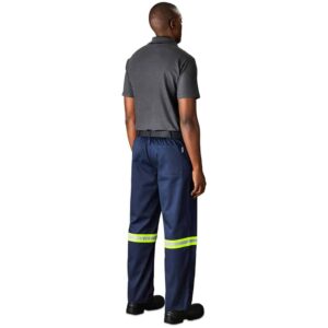Site Premium Polycotton Pants – Reflective Legs – Yellow Tape