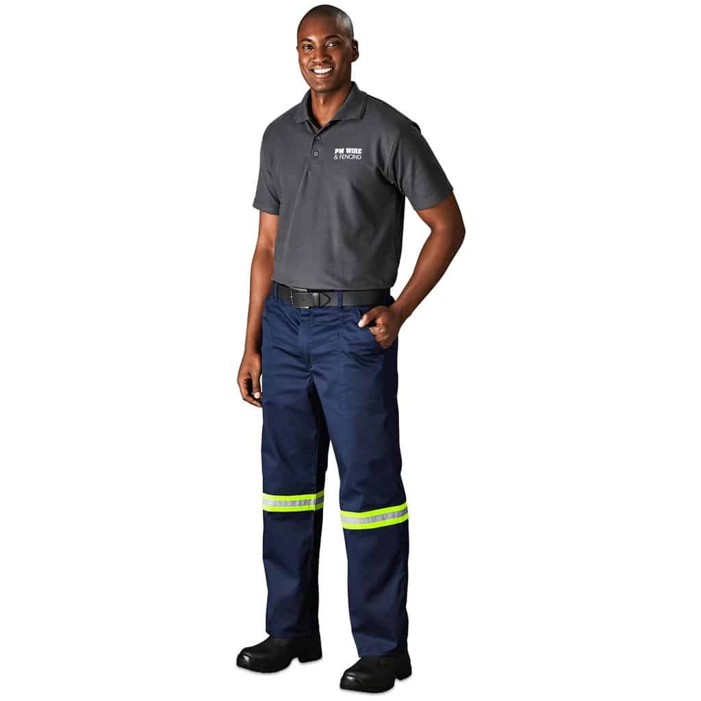 Site Premium Polycotton Pants - Reflective Legs - Yellow Tape - Image 13