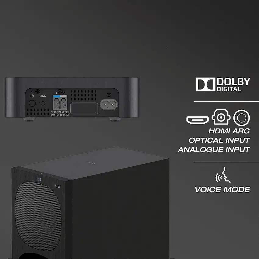 Sony HT-S40R 600w 5.1ch Soundbar with Wireless Rear Speakers - Image 2