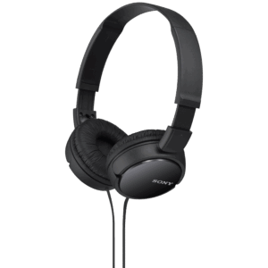 Sony MDR-ZX110 Foldable Headphones - Black