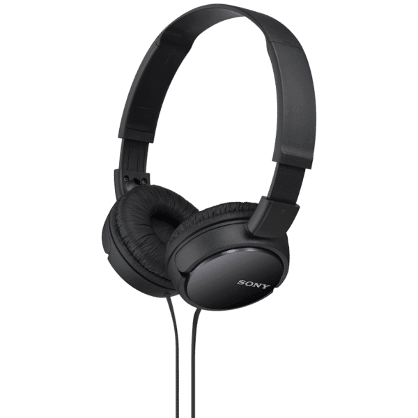 Sony MDR-ZX110 Foldable Headphones – Black — Sony MDR-ZX110 Foldable Headphones – Black