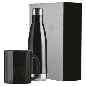 Stainless Steel Bottle & Mug Gift Set
