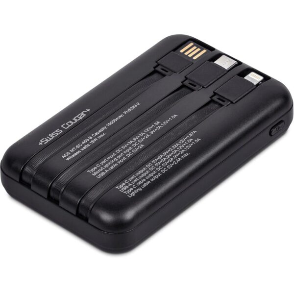 Swiss Cougar Argos Fast Charge 20W Wireless Charging Magnetic Power Bank -10,000mAh — Swiss Cougar Argos Fast Charge 20W Wireless Charging Magnetic Power Bank -10,000mAh