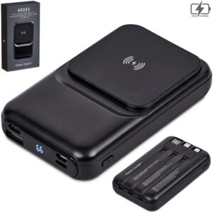 Alternative view of Swiss Cougar Argos Fast Charge 20W Wireless Charging Magnetic Power Bank -10,000mAh