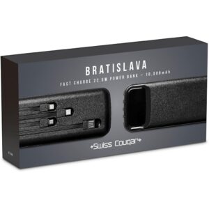 Swiss Cougar Bratislava Fast Charge 22.5W Power Bank – 10,000mAh