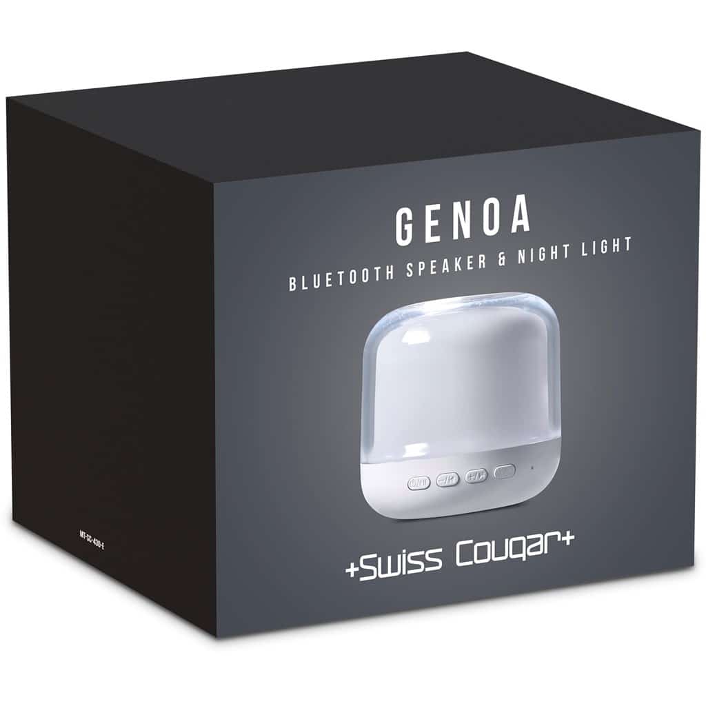 Swiss Cougar Genoa Bluetooth Speaker & Night Light - Image 10