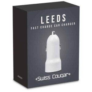 Swiss Cougar Leeds Fast Charge Car Charger — Swiss Cougar Leeds Fast Charge Car Charger