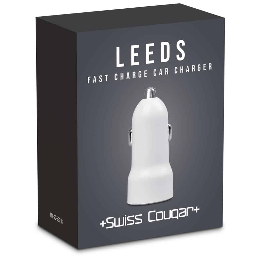 Swiss Cougar Leeds Fast Charge Car Charger — Swiss Cougar Leeds Fast Charge Car Charger