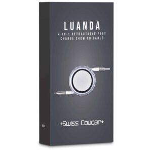 Swiss Cougar Luanda 4-in-1 Retractable Fast Charge 240W PD Cable - Image 4