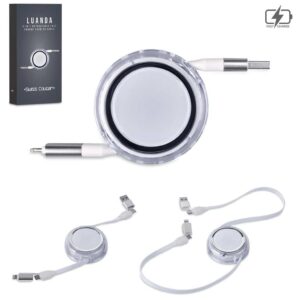 Swiss Cougar Luanda 4-in-1 Retractable Fast Charge 240W PD Cable - Image 8