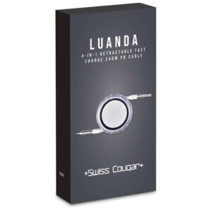 Swiss Cougar Luanda 4-in-1 Retractable Fast Charge 240W PD Cable - Image 7