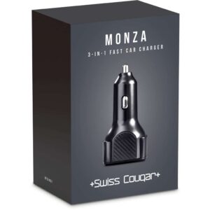 Swiss Cougar Monza 3-in-1 Fast Car Charger — Swiss Cougar Monza 3-in-1 Fast Car Charger