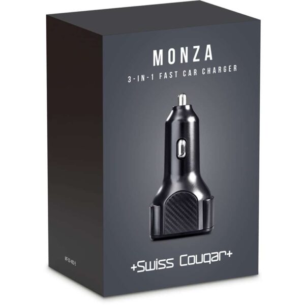Swiss Cougar Monza 3-in-1 Fast Car Charger — Swiss Cougar Monza 3-in-1 Fast Car Charger