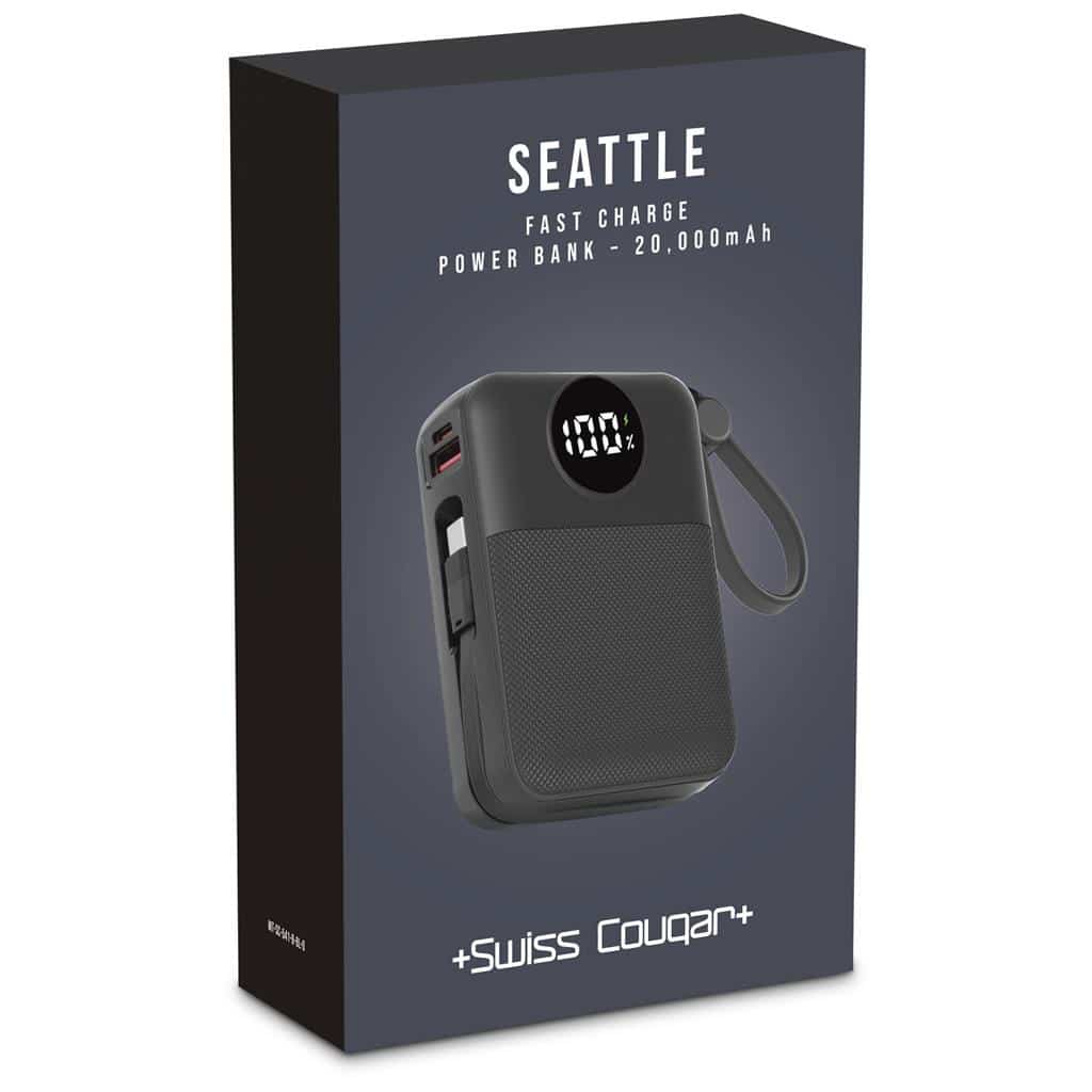 Swiss Cougar Seattle Fast Charge 22.5W Power Bank - 20,000mAh - Image 7