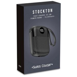 Alternative view of Swiss Cougar Stockton Fast Charge 22.5W Power Bank - 10000mAh
