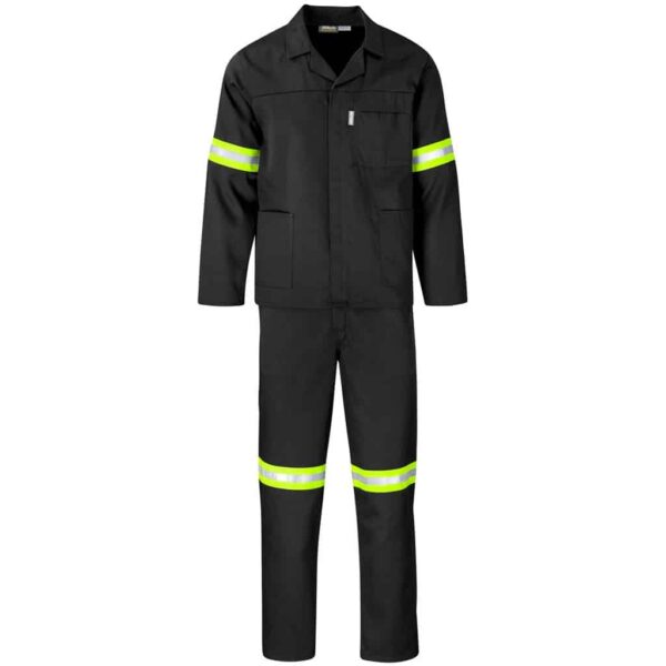 Trade Polycotton Conti Suit – Reflective Arms, Legs & Back – Yellow Tape — Trade Polycotton Conti Suit – Reflective Arms, Legs & Back – Yellow Tape