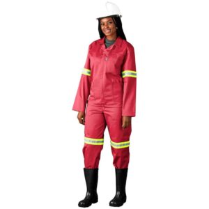 Trade Polycotton Conti Suit – Reflective Arms, Legs & Back – Yellow Tape