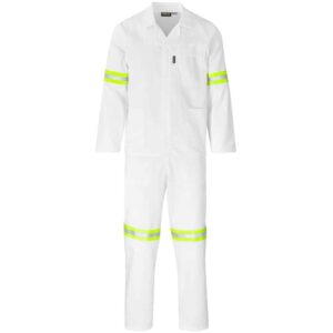 Trade Polycotton Conti Suit – Reflective Arms, Legs & Back – Yellow Tape
