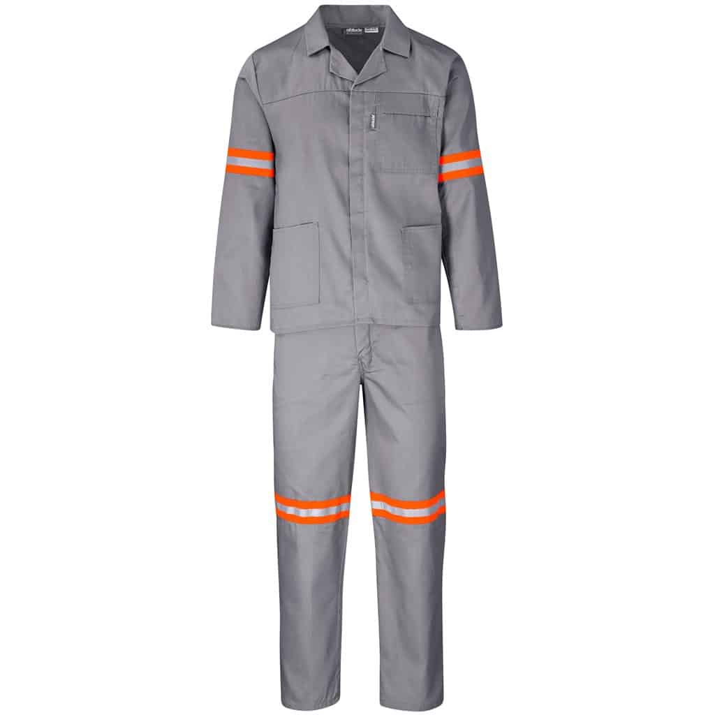 Trade Polycotton Conti Suit - Reflective Arms & Legs - Orange Tape - Image 11