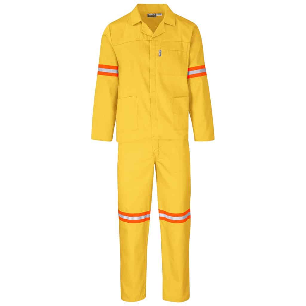 Trade Polycotton Conti Suit - Reflective Arms & Legs - Orange Tape - Image 18