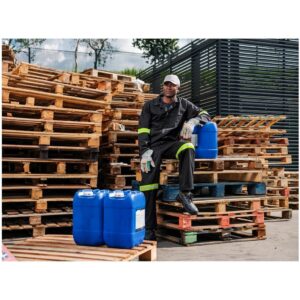 Trade Polycotton Conti Suit – Reflective Arms & Legs – Yellow Tape