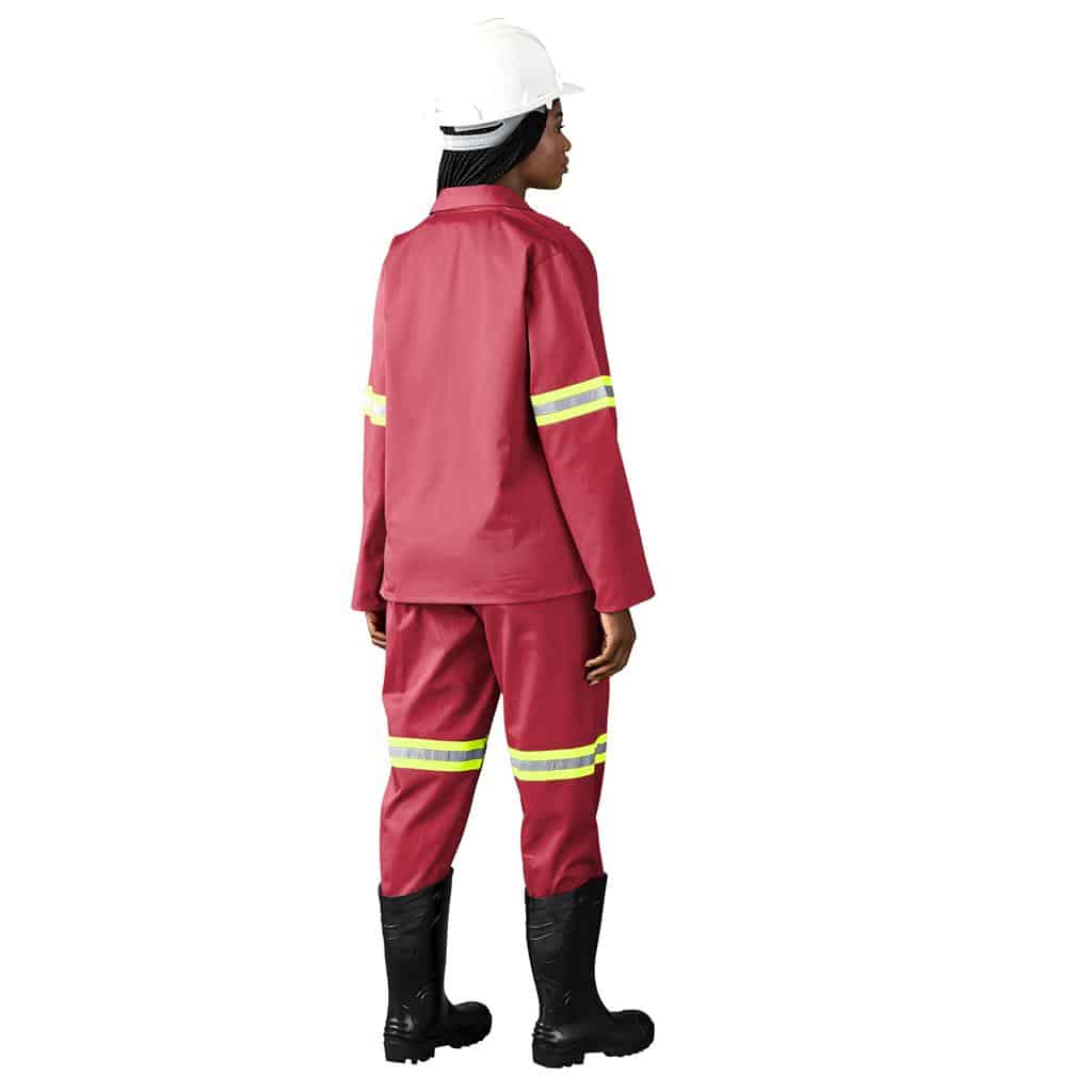 Trade Polycotton Conti Suit - Reflective Arms & Legs - Yellow Tape - Image 5