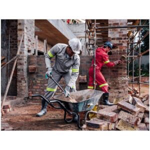 Trade Polycotton Conti Suit – Reflective Arms & Legs – Yellow Tape