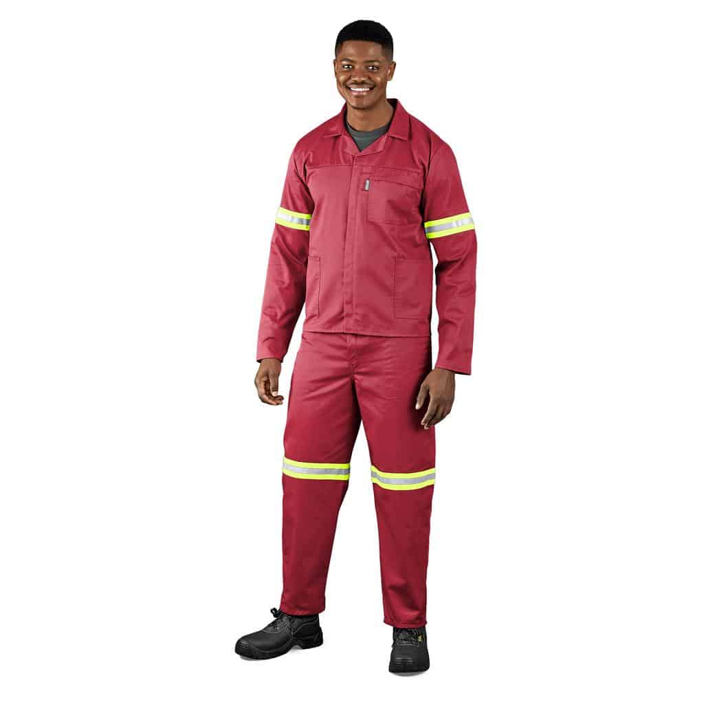 Trade Polycotton Conti Suit - Reflective Arms & Legs - Yellow Tape - Image 9