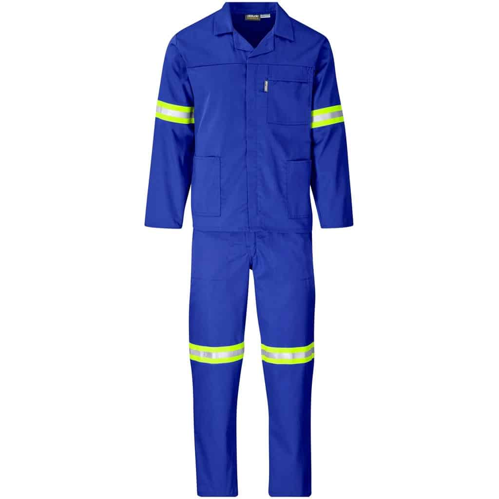 Trade Polycotton Conti Suit - Reflective Arms & Legs - Yellow Tape - Image 17