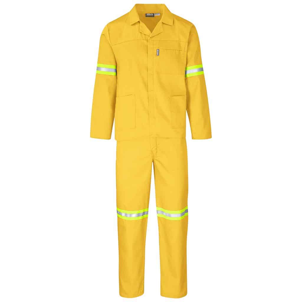Trade Polycotton Conti Suit - Reflective Arms & Legs - Yellow Tape - Image 19