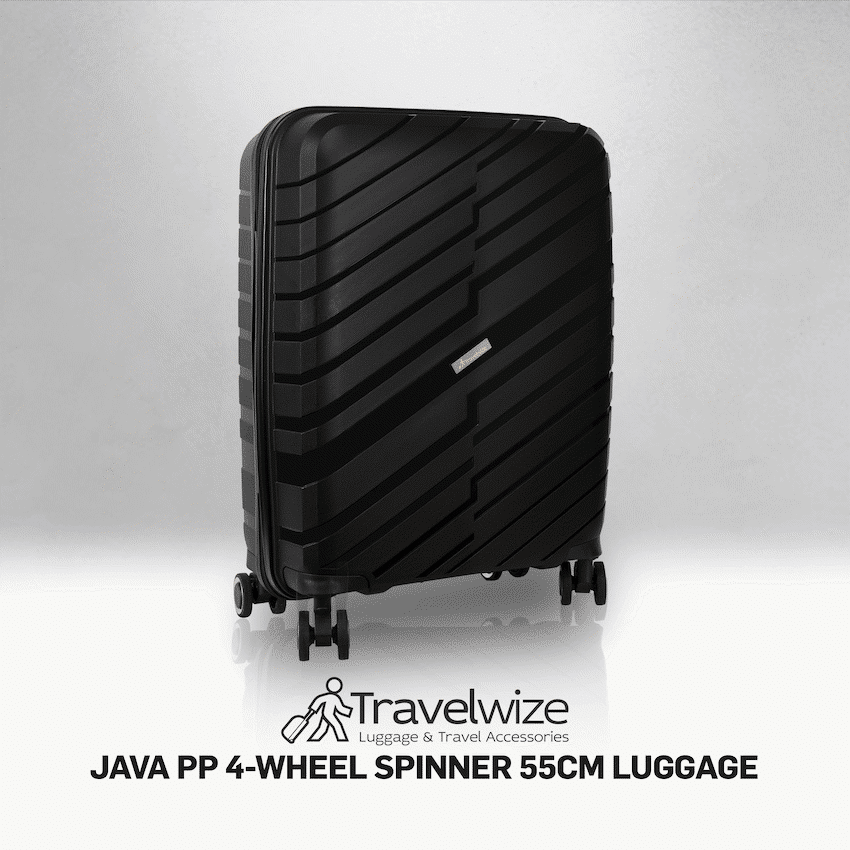 Travelwize Java PP 4-Wheel Spinner 55cm Luggage - Image 12