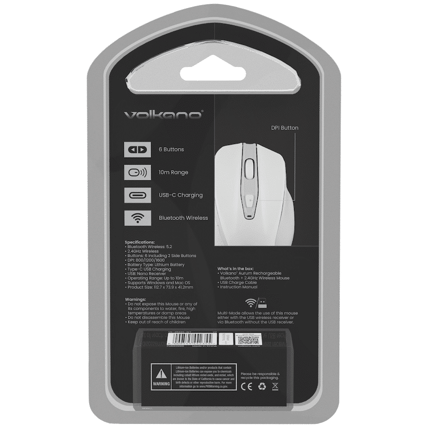 Volkano Aurum Series Bluetooth Wireless Mouse - Image 9