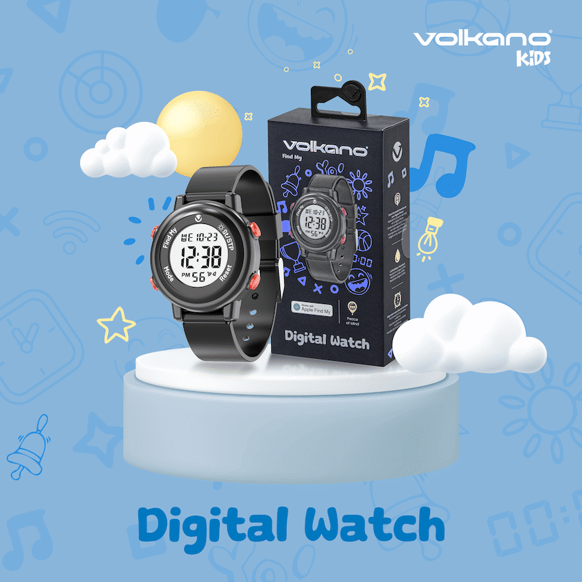 Volkano Kids Digital Watch with Apple Find My - 3ATM Waterproof (Anti-Lost) - Image 7