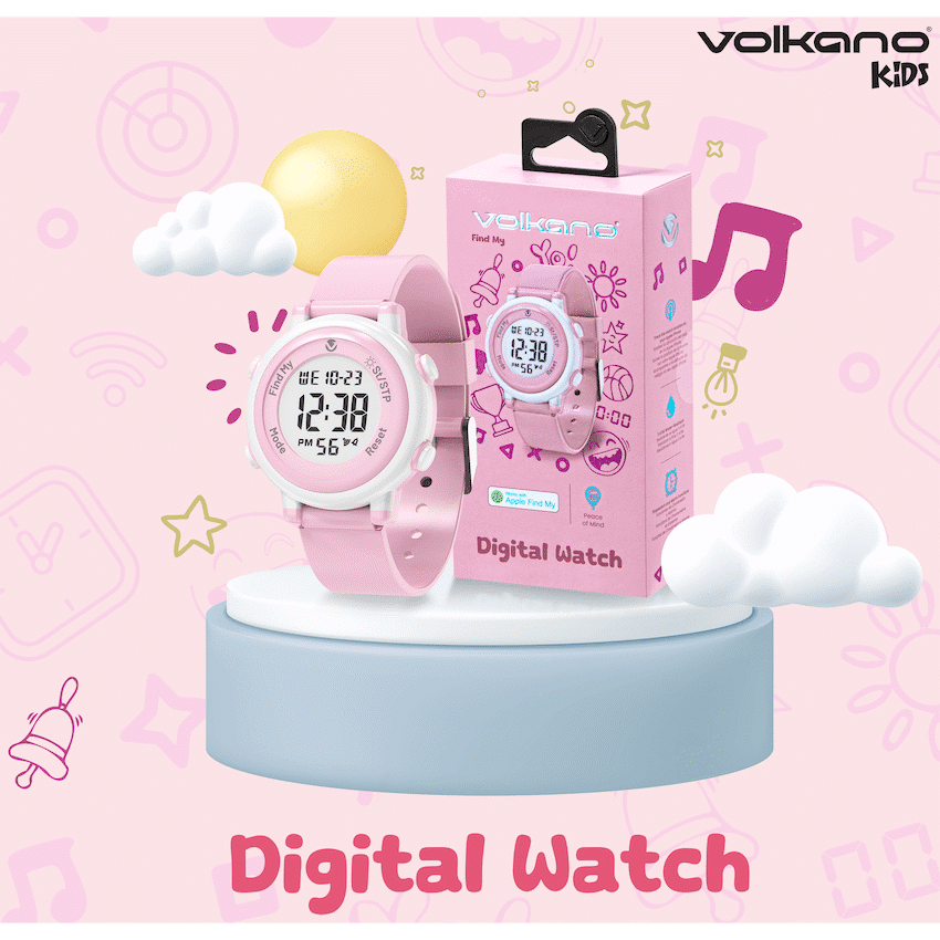 Volkano Kids Digital Watch with Apple Find My - 3ATM Waterproof (Anti-Lost) - Image 12