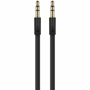 Volkano Slim Series Aux Cable 2m – Black — Volkano Slim Series Aux Cable 2m – Black