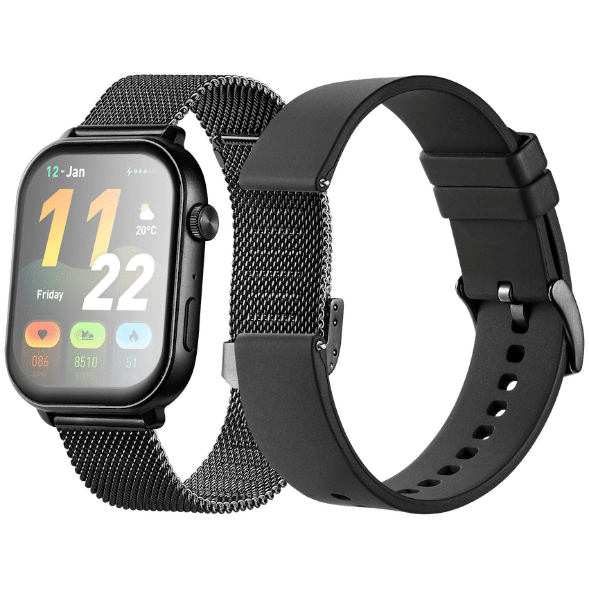 Volkano Trinity Series Smartwatch with Metal Mesh Strap - Image 3