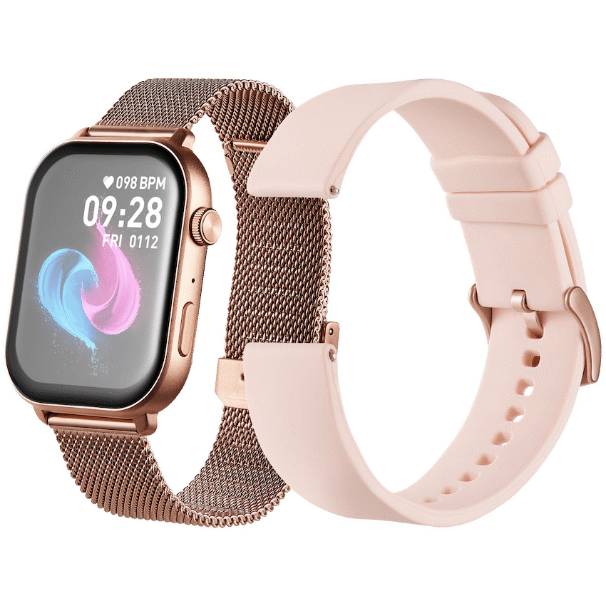 Volkano Trinity Series Smartwatch with Metal Mesh Strap - Image 4