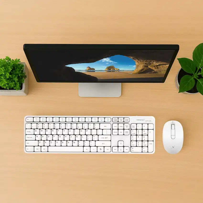 VolkanoX Garnet Bluetooth Wireless Keyboard and Mouse Combo - Image 20