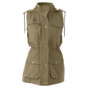 Heritage Sleeveless Utility Jacket Ladies — Heritage Sleeveless Utility Jacket Ladies