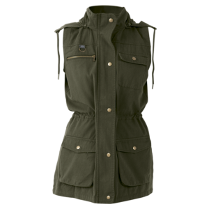 Heritage Sleeveless Utility Jacket Ladies - Image 2