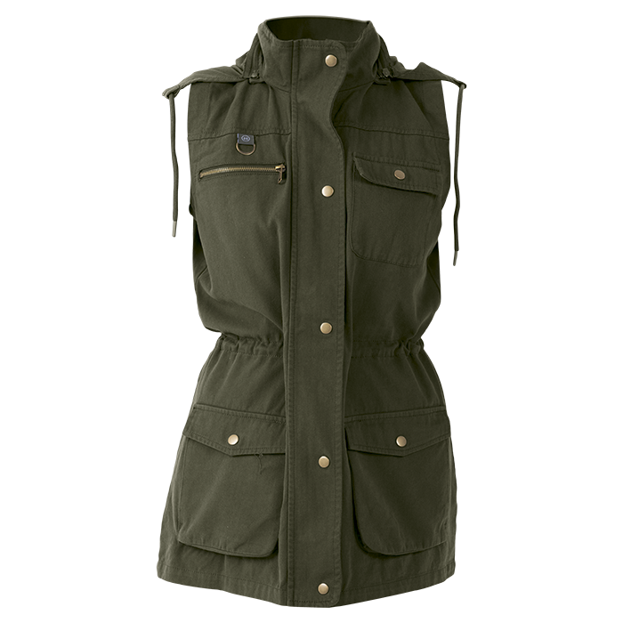 Heritage Sleeveless Utility Jacket Ladies - Image 2