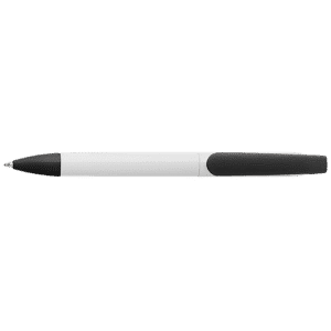 Twist Action Ballpoint Pen With White Barrel — Twist Action Ballpoint Pen With White Barrel