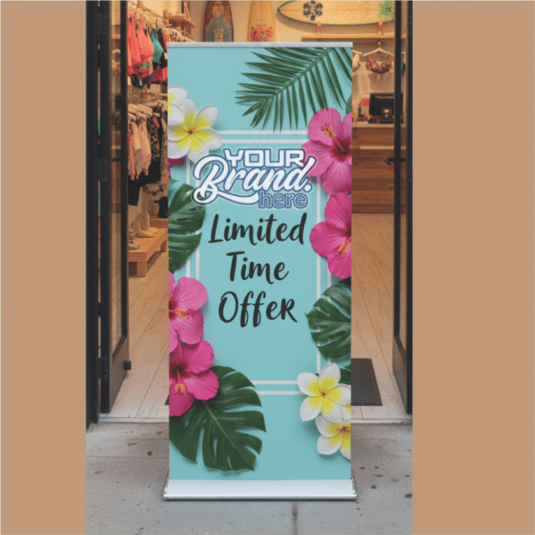 Pull-Up Deluxe Banner Complete Unit (0,85 x 2m) — Pull-Up Deluxe Banner Complete Unit (0,85 x 2m)