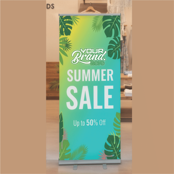 Pull-Up Econo Banner Complete Unit (0,85 x 2m) — Pull-Up Econo Banner Complete Unit (0,85 x 2m)