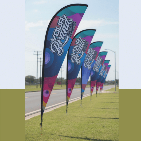 Sharkfin Banner Complete Unit (MOQ : 2) — Sharkfin Banner Complete Unit (MOQ : 2)