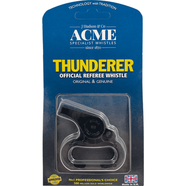 Acme 477/660 Thunderer Plastic Finger Grip Whistle — Acme 477/660 Thunderer Plastic Finger Grip Whistle