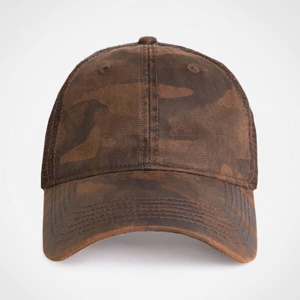 Oilskin Camo Trucker Cap — Oilskin Camo Trucker Cap