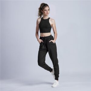 Unisex Active Joggers - Black - Image 8
