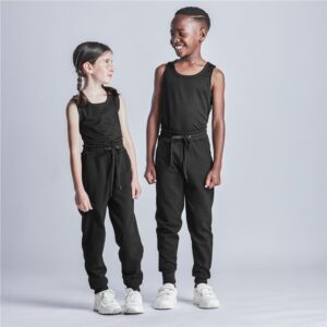 Unisex Active Joggers - Black - Image 2